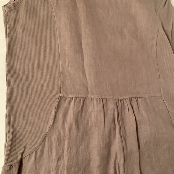 Blue Orchid Linen Dress Made in Italy Size L - Picture 6 of 8